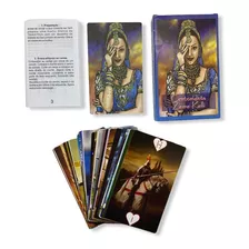 Baralho Tarot Cartomante Zaira Kalli Azul Deck 36 Cartas