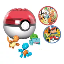 Pokebola Surpresa 1 Pokémon Mattel Mega Construx