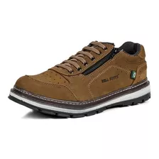 Tenis Masculino Adventure Couro Legitimo Confortavel Oferta