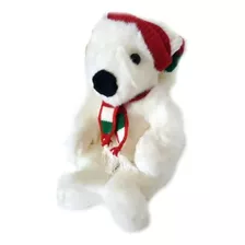 Ty Classic Holiday Bear Oso Polar Navidad Gorro Bufanda 1997