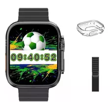 Smartwatch W69 Ultra Mini 45mm C Pulseira Extra E Case Preto