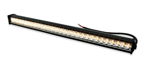 Barra 60 Led  Luz Fija Y Estrobo mbar Con Blanco 50 Cm Foto 3