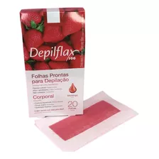 20 Folhas Depilatórias Prontas Corporal - Depilflax