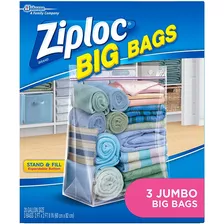 Bolsa Grande De Cierre Doble Ziploc, 65645, Transparente