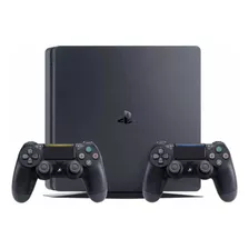 Sony Playstation 4 Ps4 Slim 500gb 2 Controle - Nf Garantia