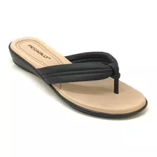 Chinelo Feminino Piccadilly Maxterapy Salto Anabela Conforto