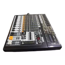 Consola Mixer Potenciada Moon Max14 14 Canales Usb 800w