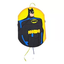 Piñata Artesanal En Telgopor Con Relieve Batman