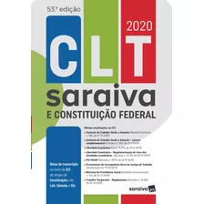 Clt Saraiva E Constituição Federal 53.ª Edição - 20