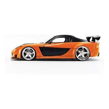 Hans Mazda Rx-7 Naranja Y Negro Fast Y Furious Movie 1/24 Di