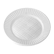 Plato Postre P17 Blanco X 50u