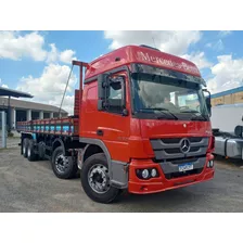 Atego 3030 8x2 Bitruck Carroceria Leito Teto Alto