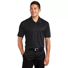 Posicharge Activo Textura Colorblock Polo S Negro - Gris Spo