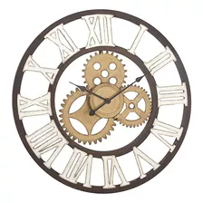 Deco 79 Reloj De Pared Industrial Vintage De Metal, 30 X 1 .