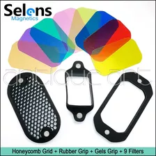 A64 Grid Honeycomb Grilla Flash Selens 9filtros Color Magmod