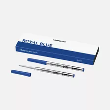 Refil Carga Montblanc Esferográfica Azul B Escrita Grossa C2