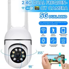 Cámara Wifi 5g Cámara De Vigilancia Exterior 1080p 3mp Color Eu Plug