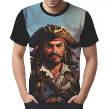 Camisa Camiseta Tshirt Estampa Pirata Alto Mar Navios Hd 1