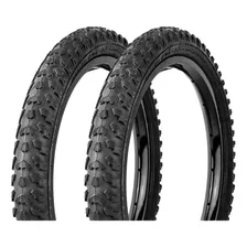 Par Pneu Aro 16 X 1.75 Bike Levorin Excess Ex Cravos Cor Preto