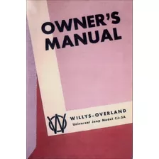 Manual Do Proprietário Jeep Willys Cj-3a