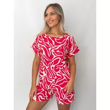 Blusa Remera Estampada Manga Corta Talle Grande Especial