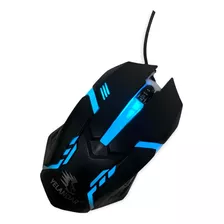 Mouse Gamer Com Fio Usb Rgb Preto Optico Gaming Jogos Pc