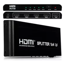 Divisor Splitter Hub Hdmi 1x4 Distribuidor Ps4 Xbox Tv Pc