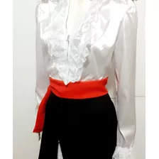  Blusa Blanca Huasa