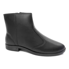 Bota Beira Rio Feminina Coturno Casual Basica Ziper 9085.100