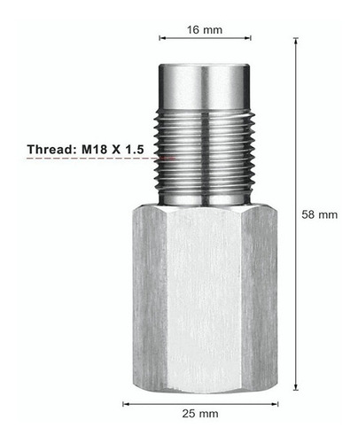 Mini Catalizador Sensor De Oxigeno Apaga Codigo P0420 P0430 Foto 3