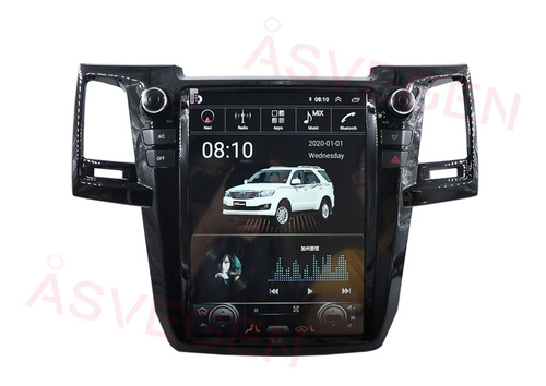 Auto Estereo Para Toyota Fortuner Hilux 2005-2014 2+32g 12.1 Foto 3