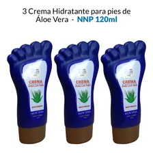 3 Crema Hidratante Para Pies De Áloe Vera - Nnp 120ml