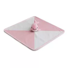 Naninha Bebe Pelucia Aconchego Cor Baleia Rosa