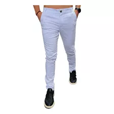 Calça Sarja E Jeans Masculina Com Elastano Lisa Lançamento