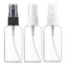 100 Frascos Pet 60ml Oval Válvula Spray Para Perfumes