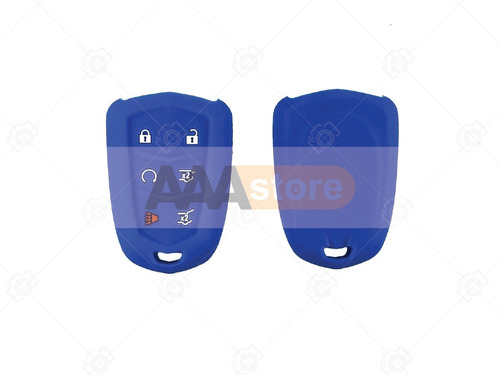 Funda Silicon Protector Llave Cadillac Xts 2015-2019 7 Color Foto 2