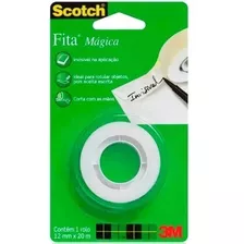 Fita Adesiva Magica 3m 810 Scotch 12mm X 20m Invisível 12x20