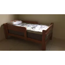 Cama Infantil Solteiro Penafort 188x88x35 Com Os Pés De 35cm