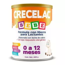 Fórmula Infantil En Polvo Crecelac Bebé 0-12 Meses Lata 400g