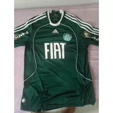 Camisa Palmeiras adidas Fiat Tamanho M Sem Número Ano 2008 