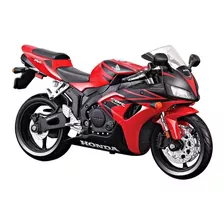 Moto Honda Cbr 1000rr Escala 1:12 Maisto Color Negro/rojo