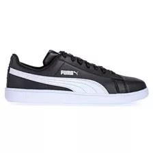 Sapato Preto Puma Couro Sintético Macio Leve Dia A Dia