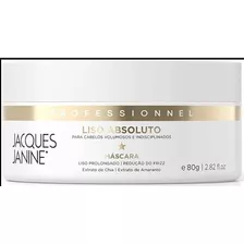 Máscara Liso Absoluto Jacques Janine 80g Cabelos Volumosos