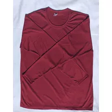 Camiseta Mnaga Longa Plus Size De Poliéster Com Dry