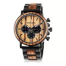 Bobo Bird Relojes De Madera Para Hombre Reloj De Cuarzo Mili