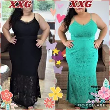 Maxivestidos Encaje Largos Ajustado Xxg 