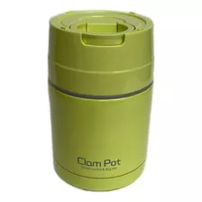 Termo Alimentos Vianda C/cuchara Acero Inox Doble Capa 800ml Color Verde