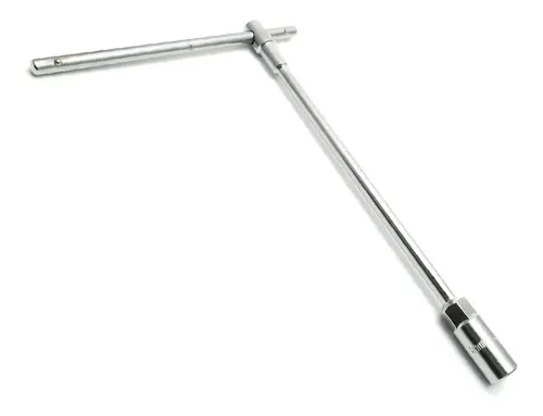 Llave T Larga Bremen 17mm Hexagonal 30cm Mango Deslizable Cod. 6646 Dgm Plateado