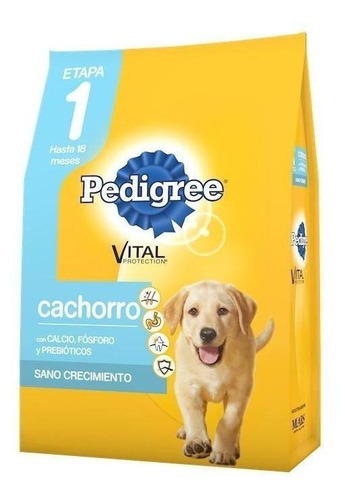 Alimento Pedigree Sano Crecimiento Para Perro Cachorro Todos Los Tamaños Sabor Mix En Bolsa De 21kg