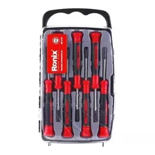 Juego Destornilladores De Precisión 7 Pcs Ronix 2707 